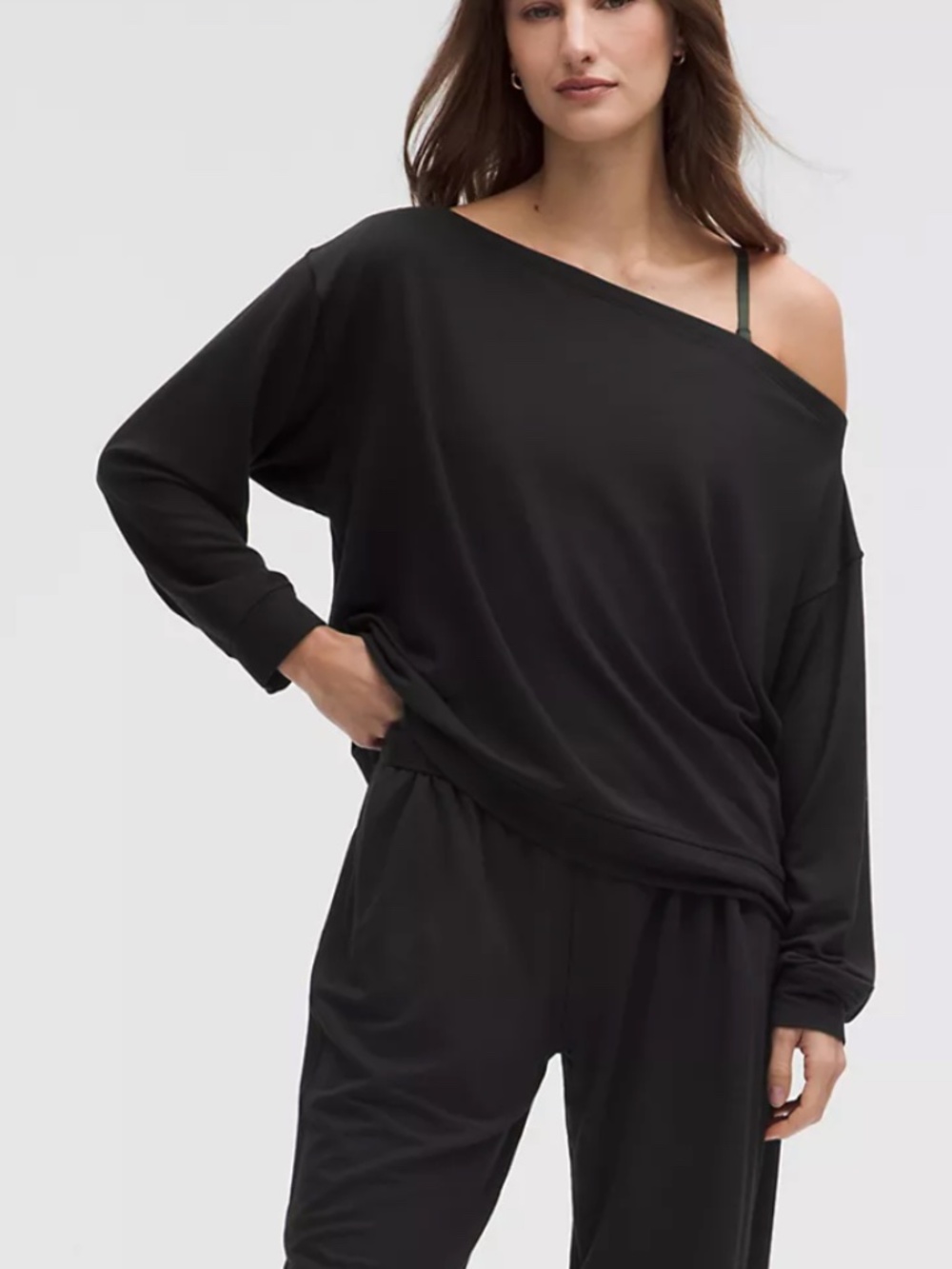 Lululemon BeCalm Oversized Boatneck Long-Sleeve Shirt - Picture 2 of 4
